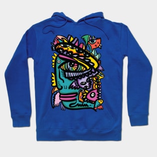 Aztec Mask of Life and Dreams Hoodie